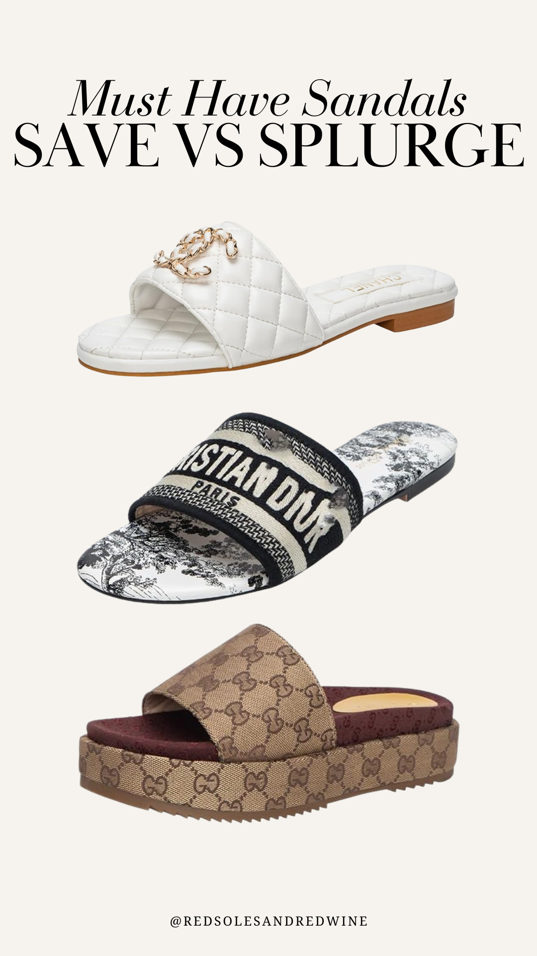 Amazon designer inspired sandals on major sale!! Chanel sandals, Dior sandals, Gucci sandals 

 #LTKFindsUnder100 #LTKStyleTip #LTKShoeCrush