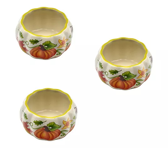 Temp-tations Special Edition Set of (3) 14-oz Figural Bakers - QVC.com | QVC