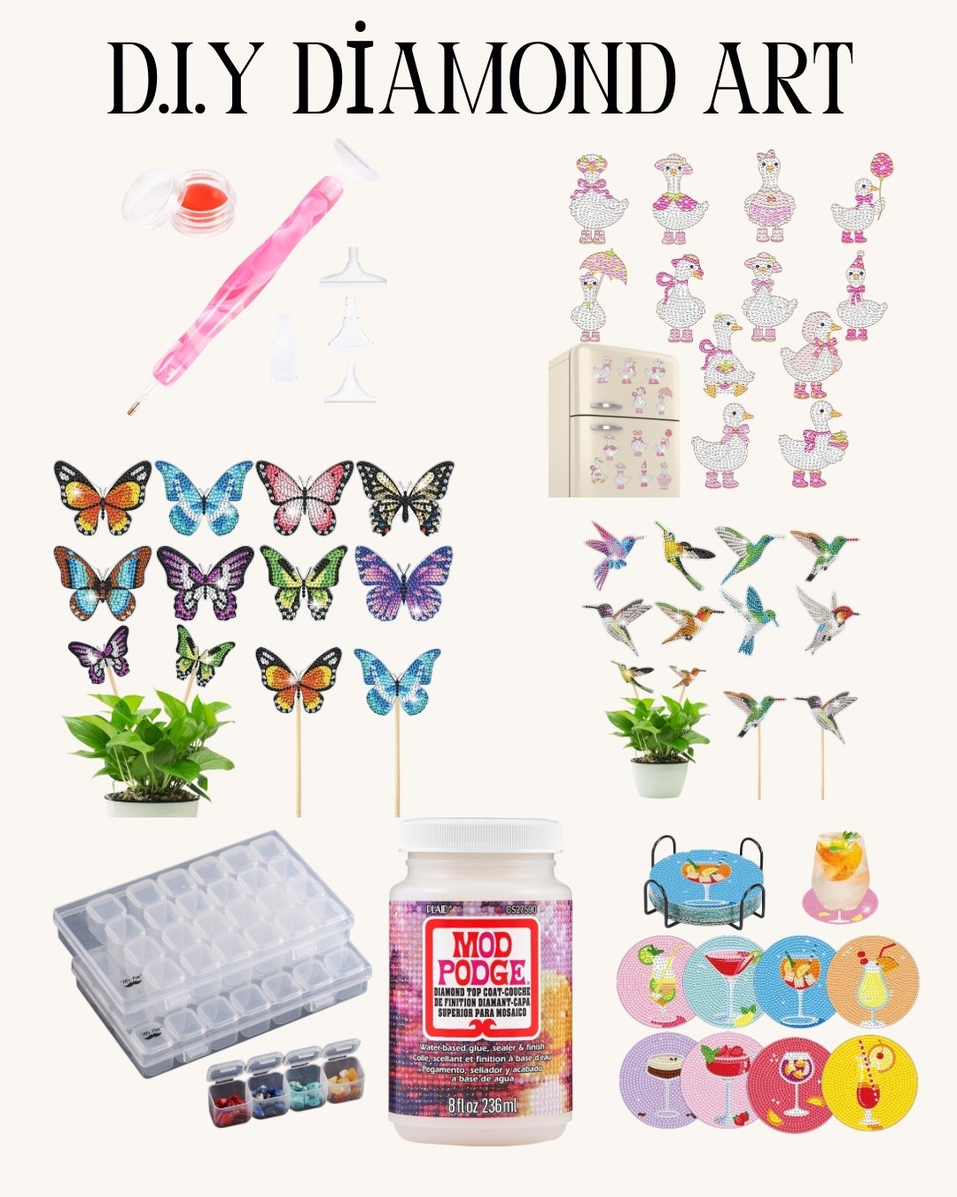 One of my favorite crafts to do Diamond Art 💎🎨🖌️🖼️🤍

#LTKdayinmylife #LTKstorytime #LTKHome