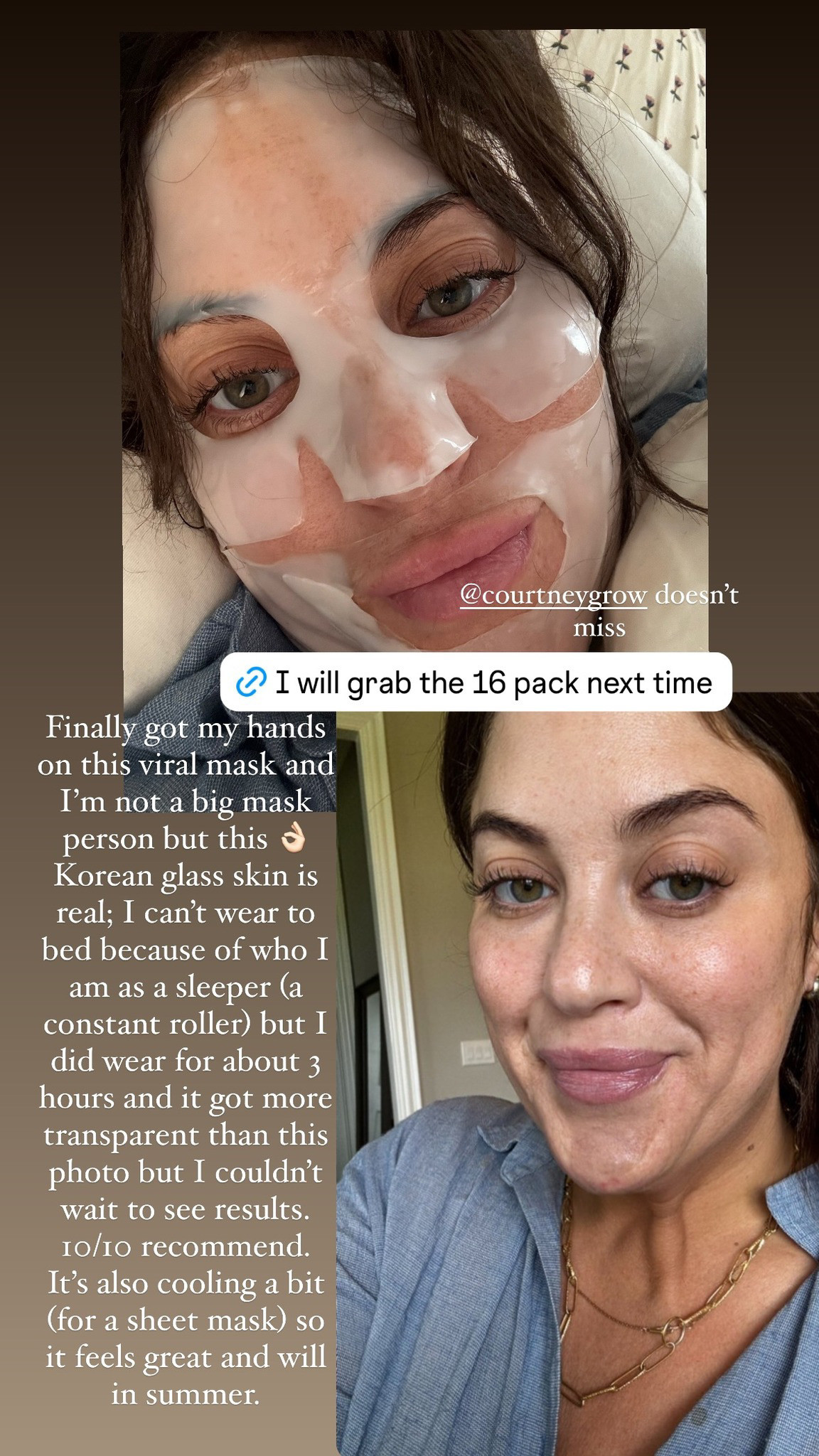 We love this mask because it gives you the best glow. You'll want to use it when you can wear it for a few hours or even wear it over night.  

 #LTKSaleAlert #LTKBeauty #LTKTravel