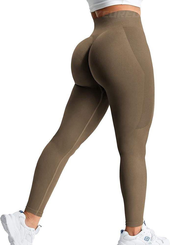 YEOREO Amplify Leggings for Women Seamless Scrunch Leggings Butt Lifting Gym High Waisted Athleti... | Amazon (US)