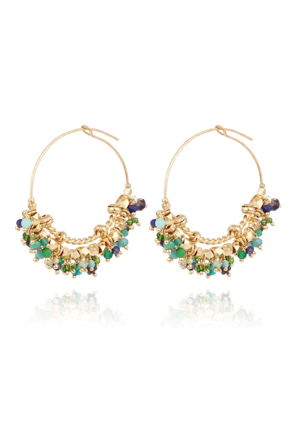 Grappia Mini Beaded Hoop Earrings | Everything But Water