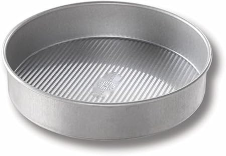 USA Pan Bakeware Round Cake Pan, 8 inch, Nonstick & Quick Release Coating, Made in the USA from A... | Amazon (US)
