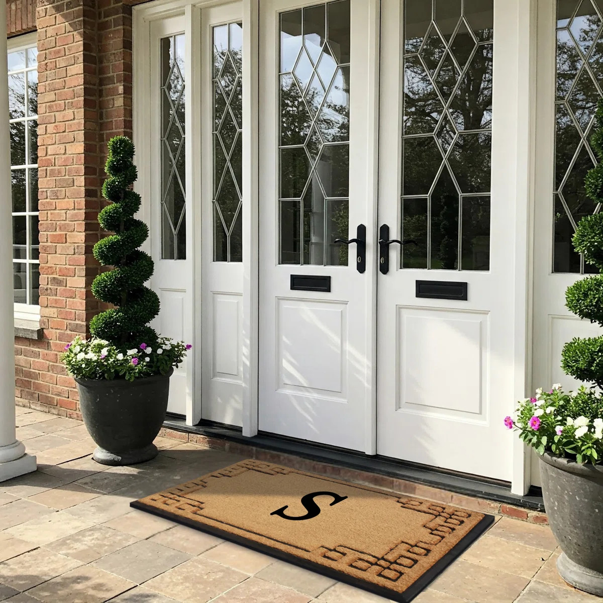 Wildon Home® A1HC Natural Coir & Rubber Door Mat, Heavy Duty, Dirt Trapping, Long-Lasting Entran... | Wayfair North America