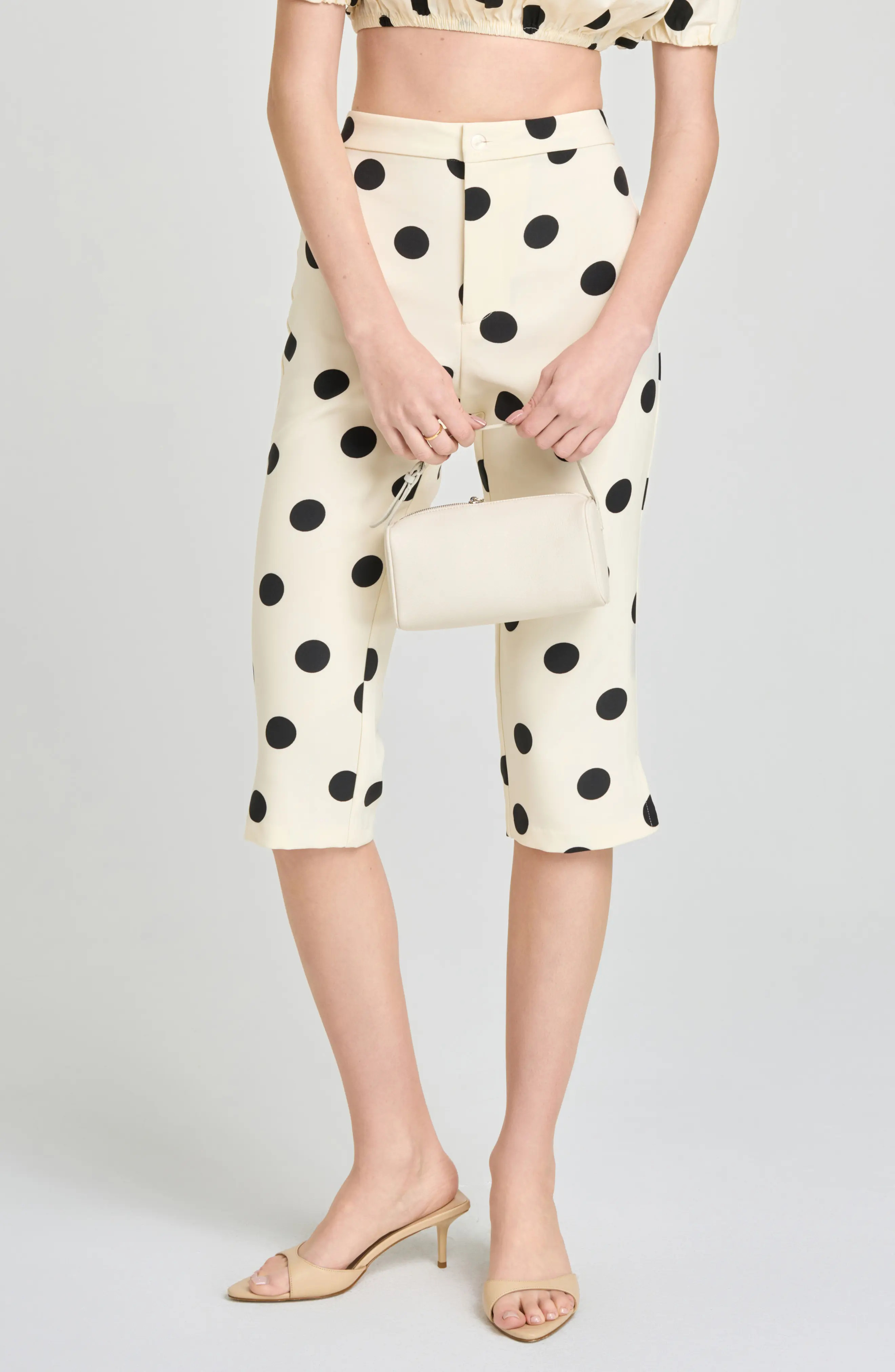 Marcy Polka Dot Capri Pants (Women) | Nordstrom | Nordstrom