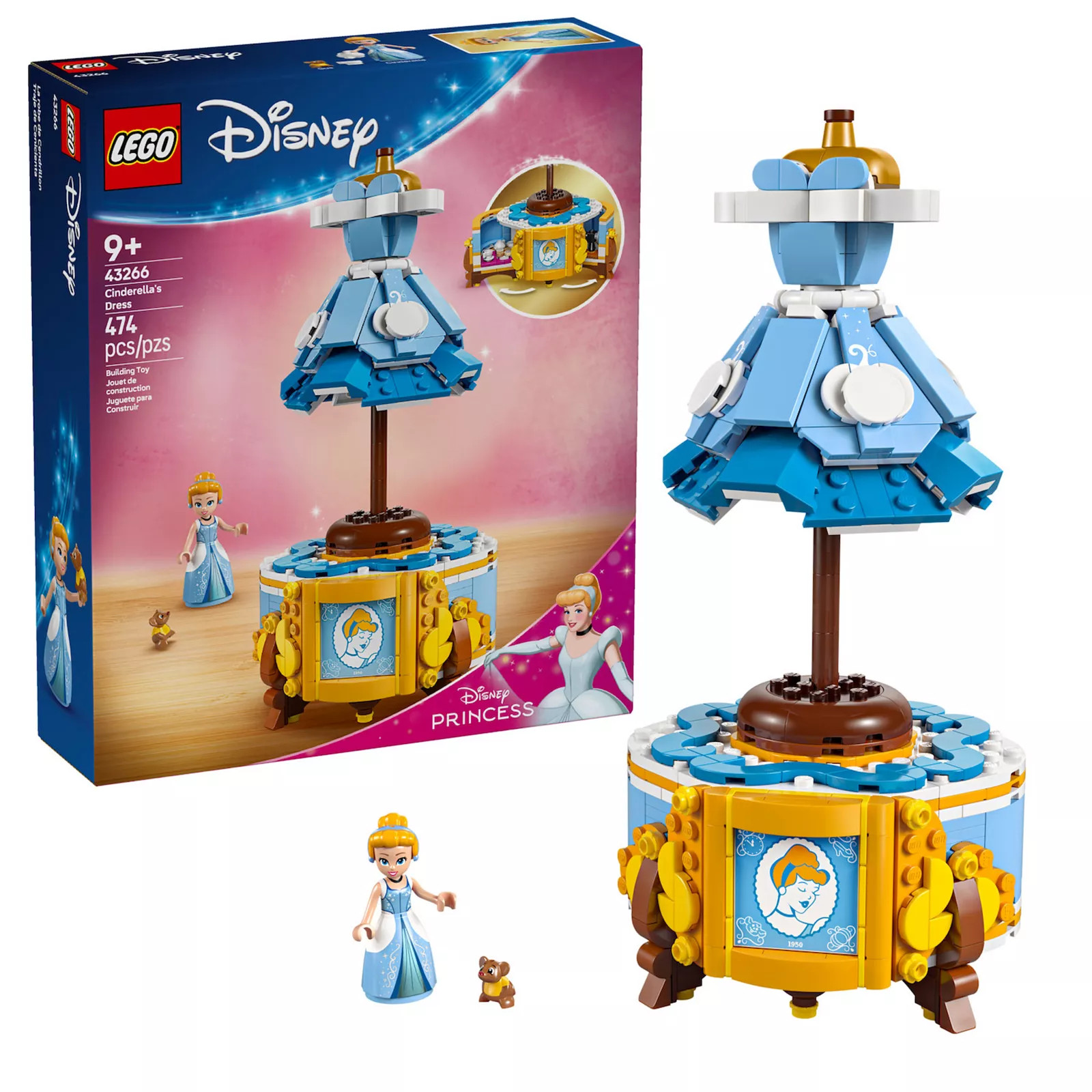 LEGO Disney Princess Cinderella’s Dress Building Toy – 43266, Na | Kohl's