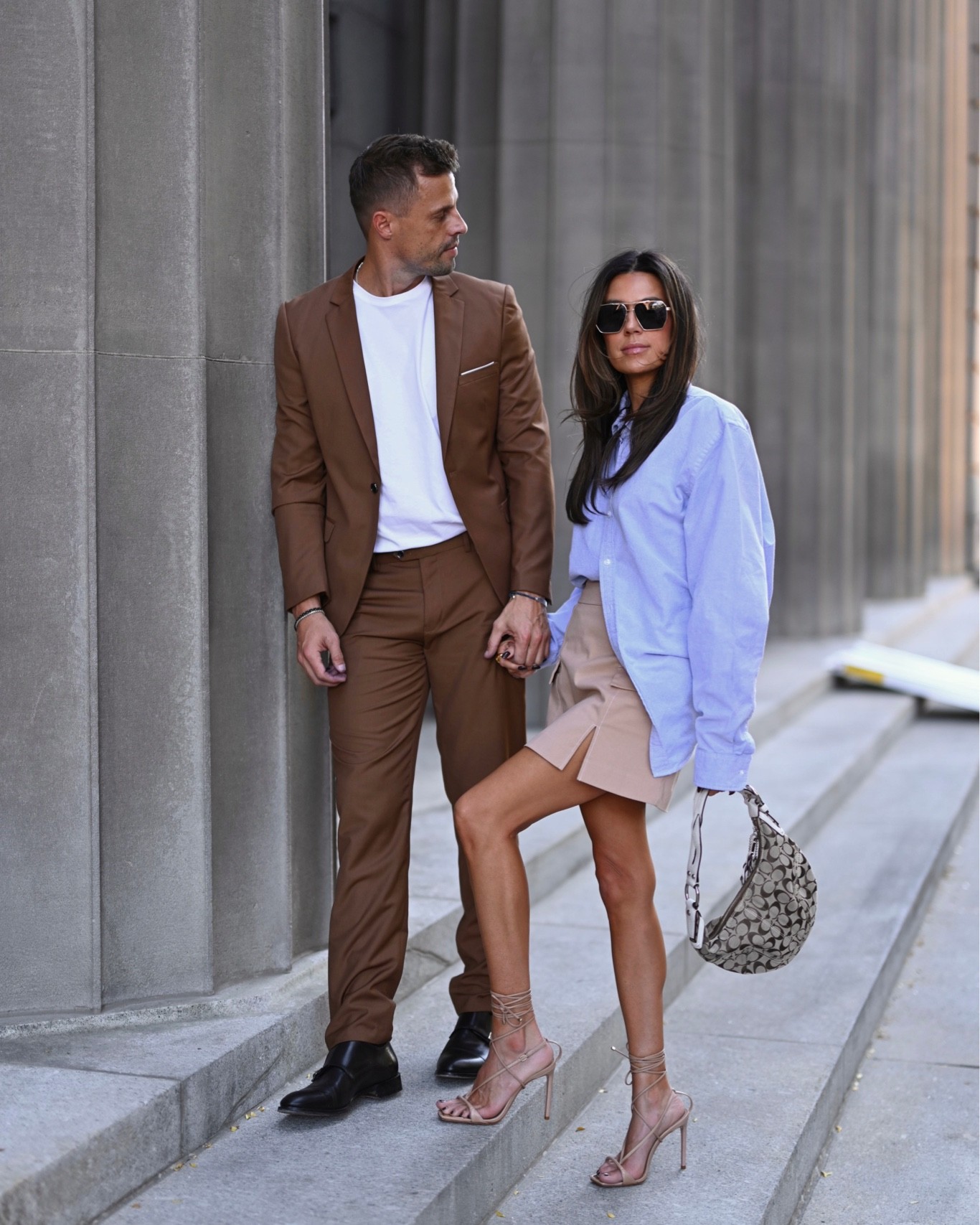 Christine Andrew x The Drop collection with Amazon Fashion ✨

Sizing-
Skirt: XS
Blue button up: XL
Cody brown suit: M

Fall style; fall fashion; amazon fashion; his and hers style; workwear; fall outfit; brown suit; mens suit; mini skirt; Christine Andrew 

#LTKworkwear #LTKSeasonal #LTKstyletip