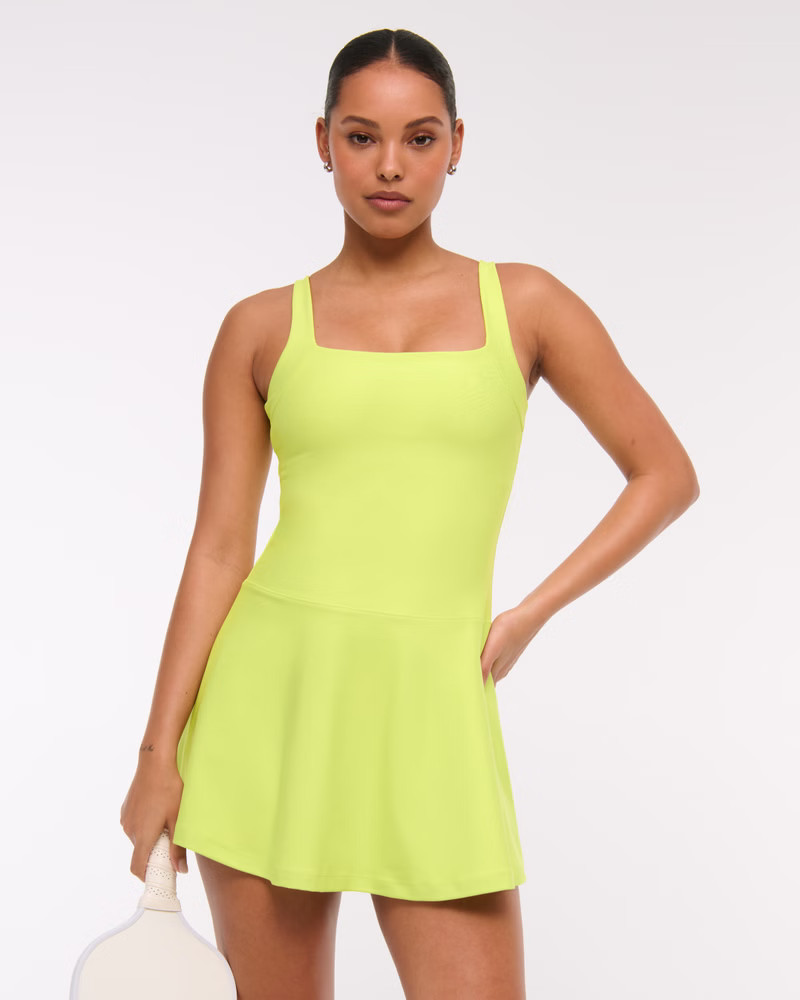 YPB sculptLUX Drop-Waist Mini Dress | Abercrombie & Fitch (US)