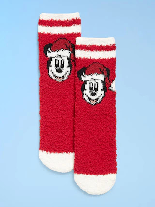 Old Navy x Disney Holiday-Graphic Cozy Socks for Women | Old Navy (CA)