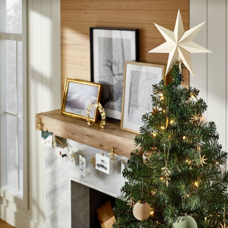 Wood Tree Topper Beige - Threshold™ designed with Studio McGee | Target