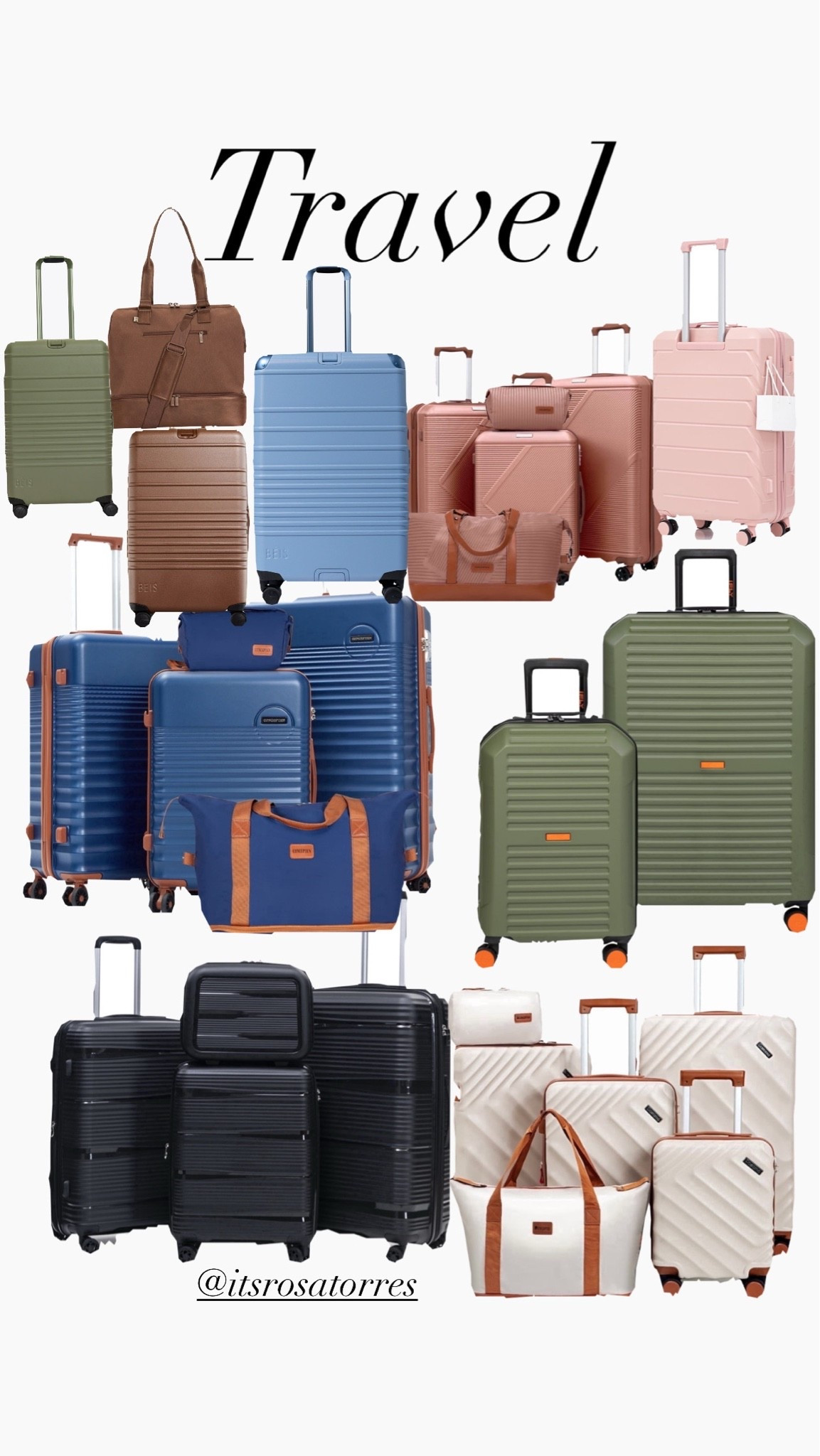 Travel with elegant and comfy and safe with these suitcases. Travel with me it’s such a destination and enjoyable!

#travel #suitcase #vacation #travels #pinksuitcase #beis #amazon #walmart #greensuitcase #comfytravels #safetravels #easytravels

#LTKSeasonal #LTKOver40 #LTKTravel