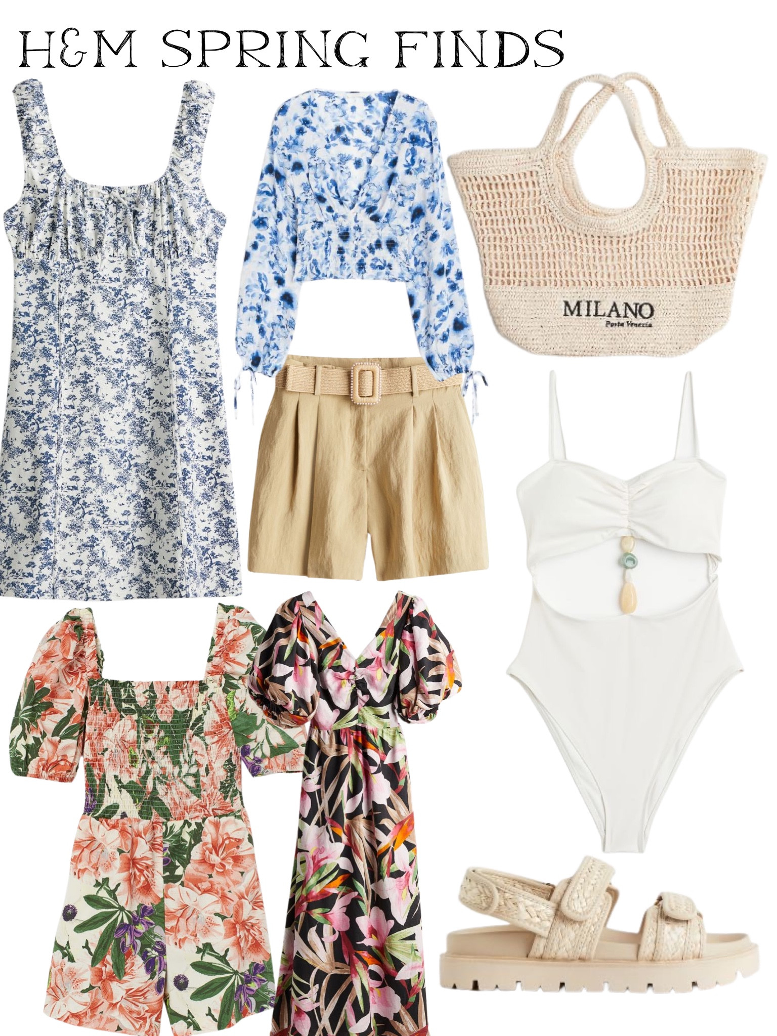 The cutest spring finds from H&M! Loving the swimsuits 🤍 

#swim #springbreak #spring #masseya #sarahknuth #romper #easterdress

#LTKtravel #LTKstyletip #LTKSpringSale