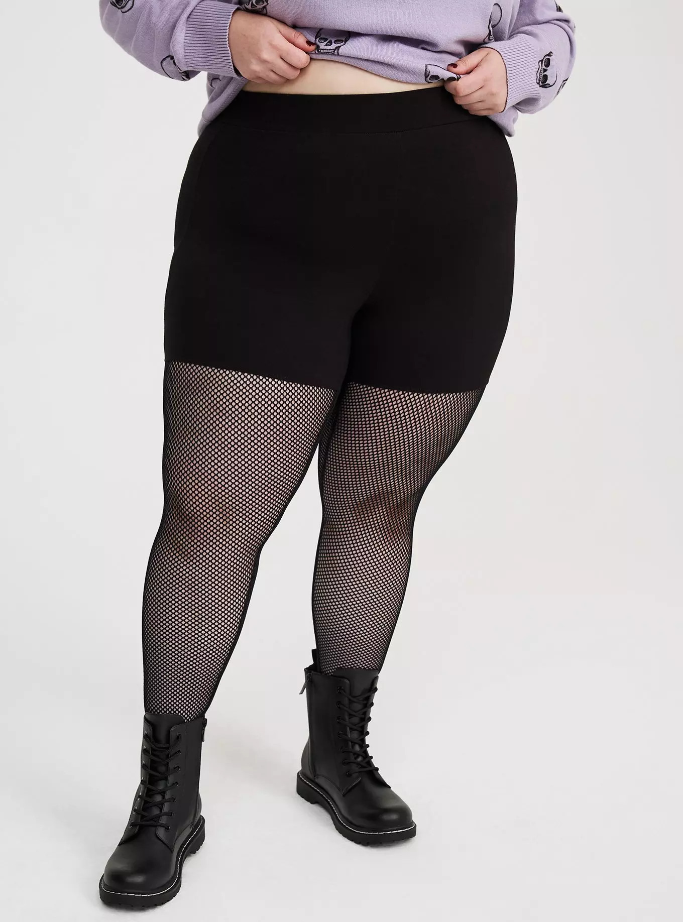 Signature Full Length Fishnet Mesh Legging | Torrid (US & Canada)
