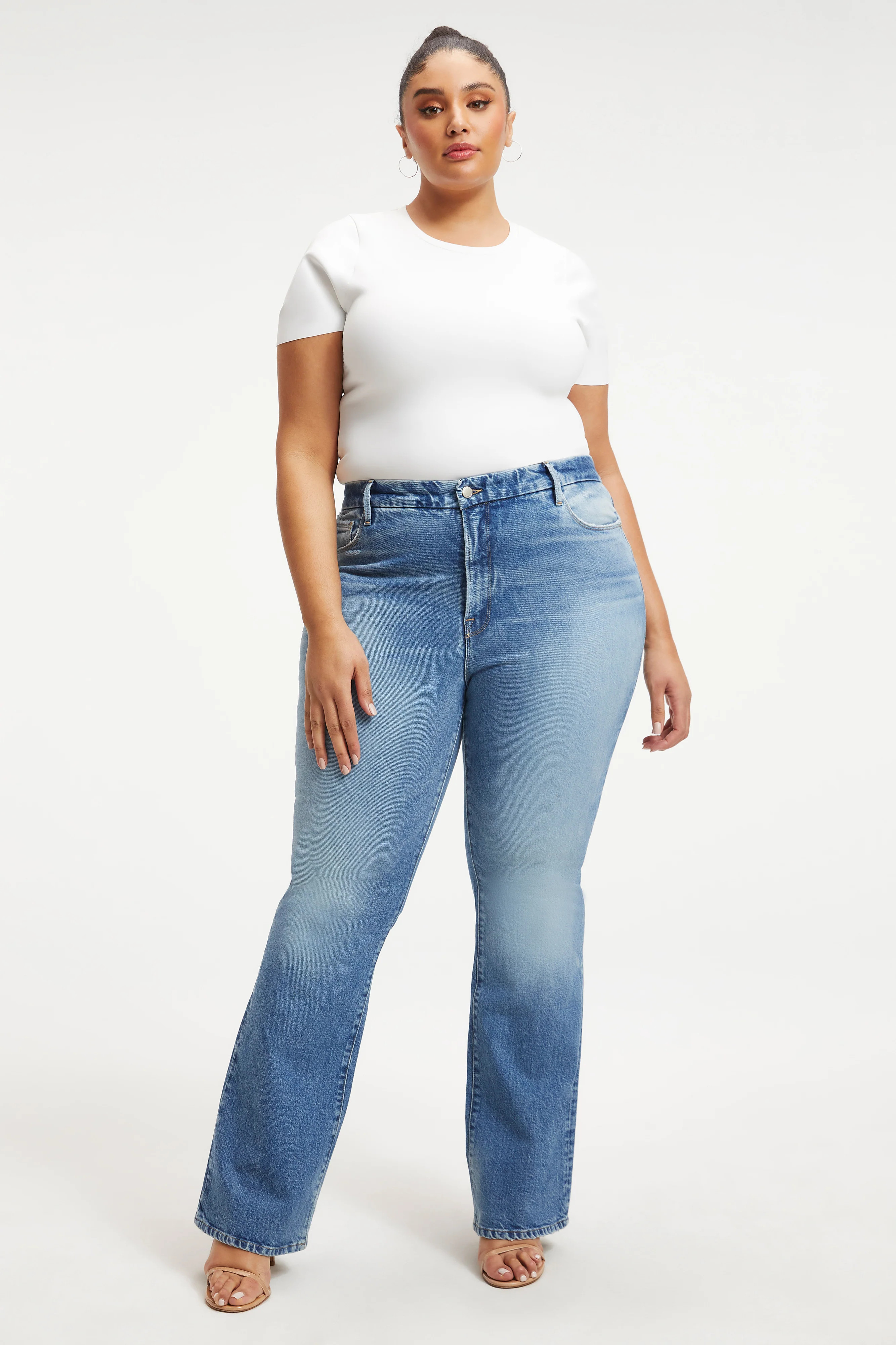 GOOD CLASSIC BOOT JEANS | INDIGO130 | Good American