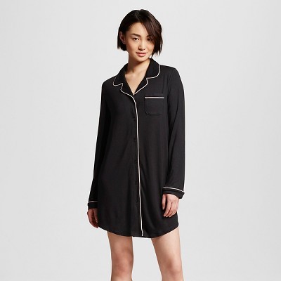 Women's Sleepwear Fluid Knit Nightgown - Gilligan & O'Malley Black | Target