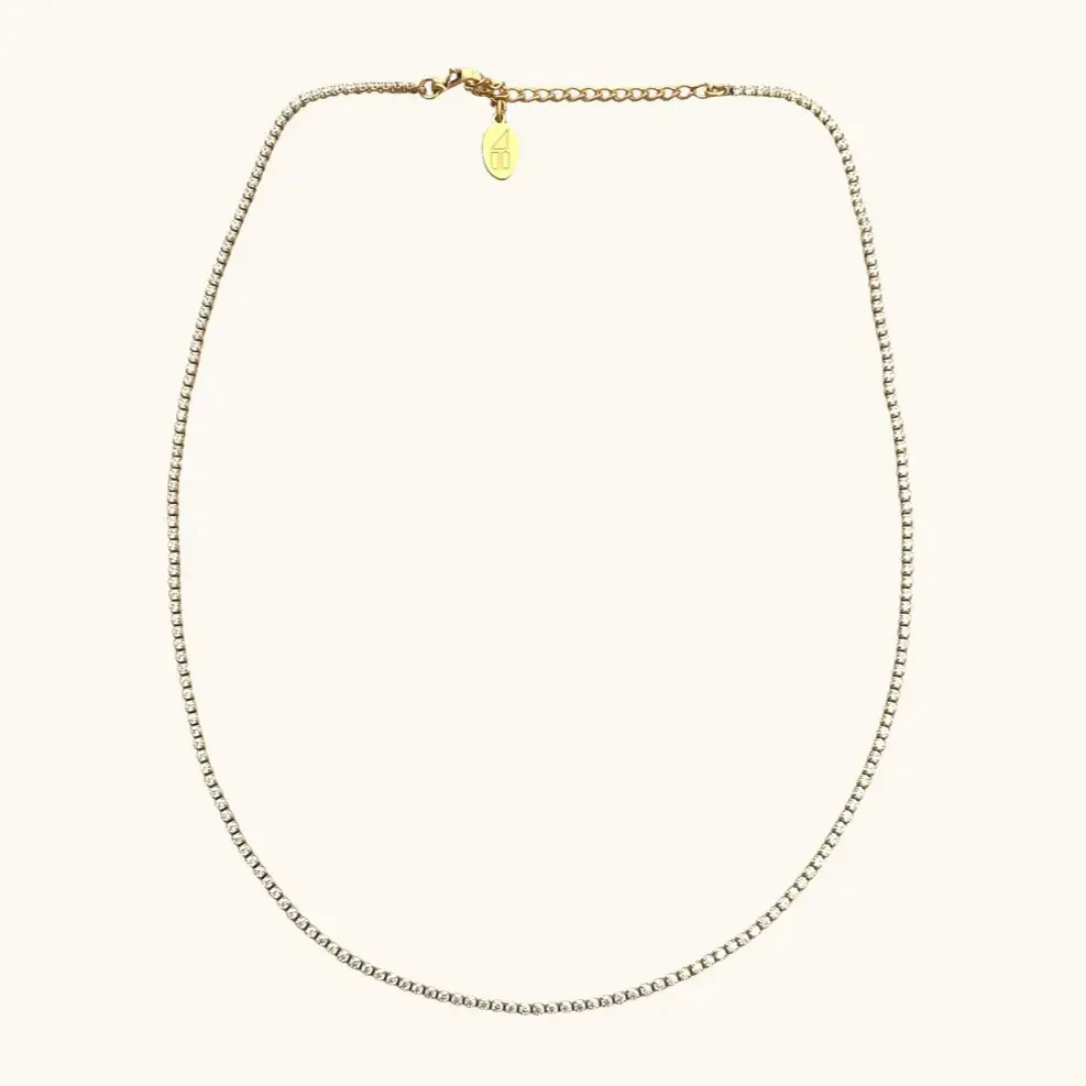 Micro Tennis Necklace | Love story boutique