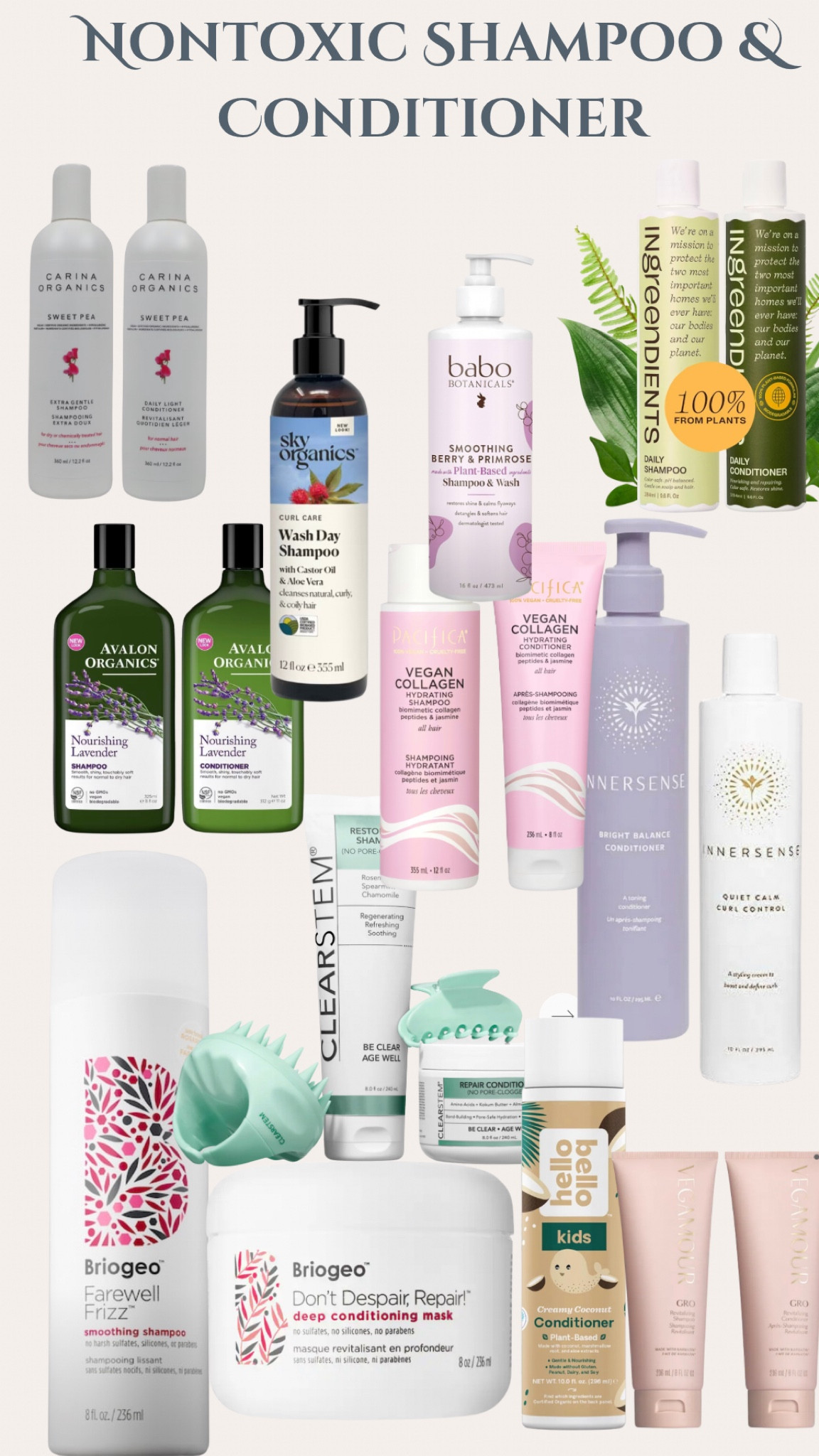 Nontoxic Shampoo and Conditioners at Sephora, Walmart and Amazon

#LTKhome #LTKbeauty #LTKU