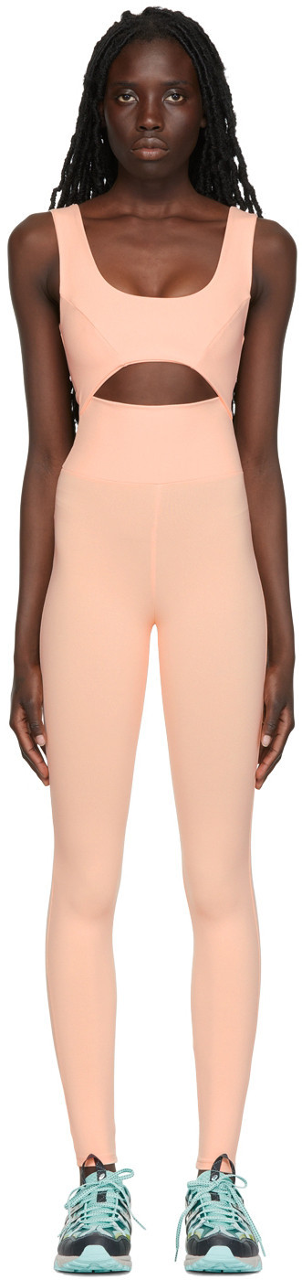 Live the Process Pink Cutout Bodysuit | SSENSE