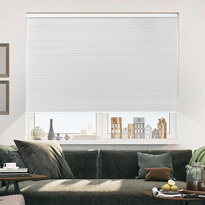 Allesin Cellular Shades Cordless Blackout Honeycomb Blinds for Indoor Windows, Thermal Insulated ... | Amazon (US)
