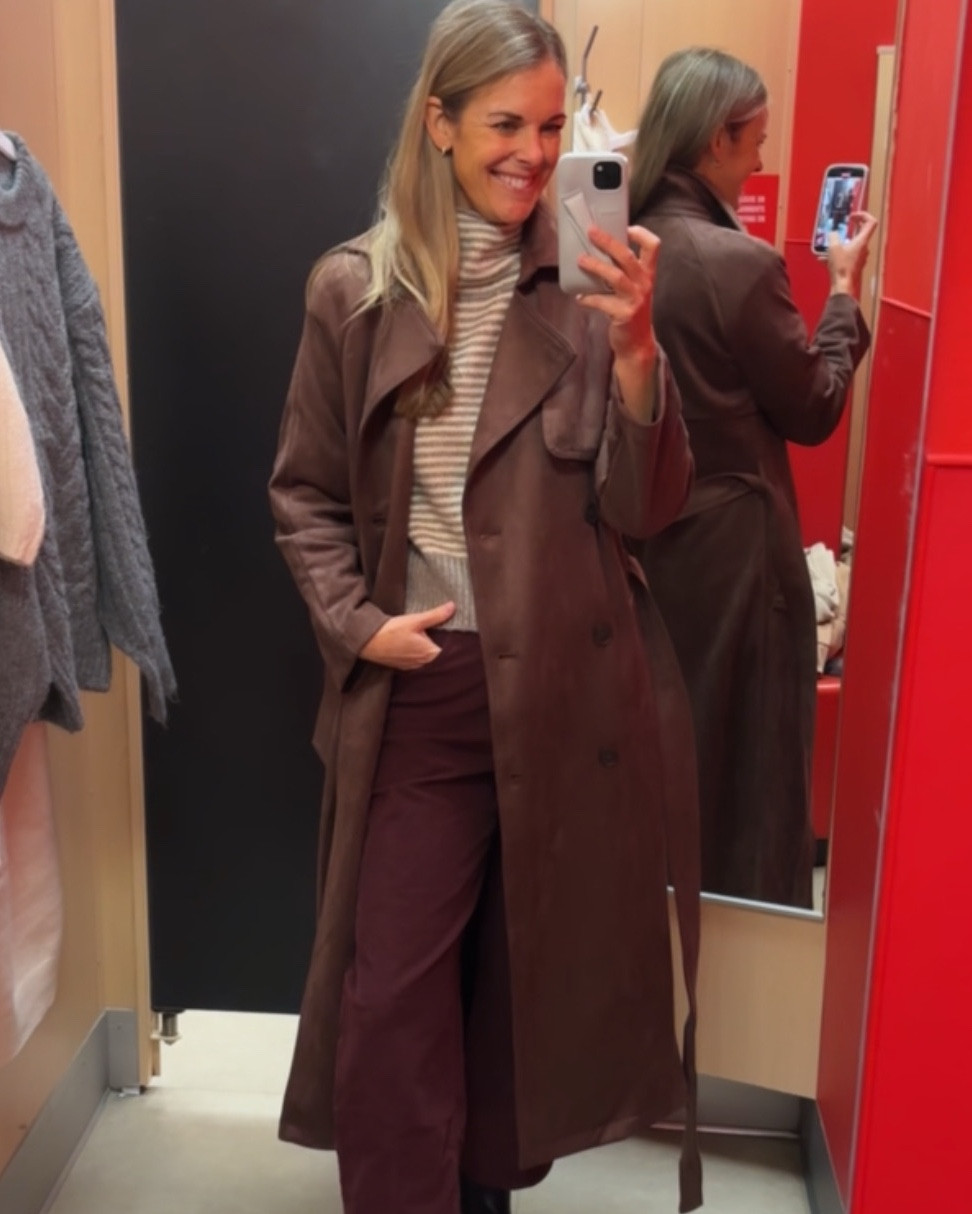Cozy layers, soft knits, and that Target magic 🍁✨ this fall holiday try-on is everything I needed and didn’t know I wanted!

#targetstyle #targetrun
Suede, trench, coat, jacket, fall boots

#LTKHoliday #LTKStyleTip #LTKOver40