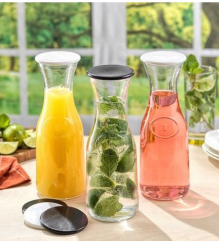 Glass carafe’s for a clean home! Getting rid of all plastics! 

#LTKU #LTKhome #LTKMostLoved