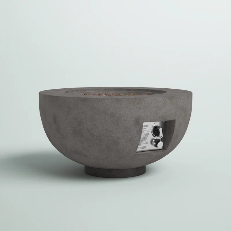 Keaton 14.5" H x 27.5" W Steel Propane Outdoor Fire Pit | Wayfair North America