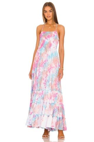 Tiare Hawaii Naia Maxi Dress in Mauve, Turquoise, & Pink Smoke from Revolve.com | Revolve Clothing (Global)