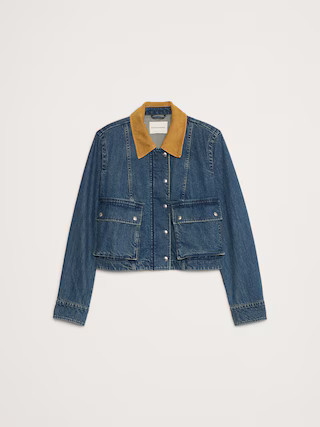 Denim Trapeze Jacket | Banana Republic (US)