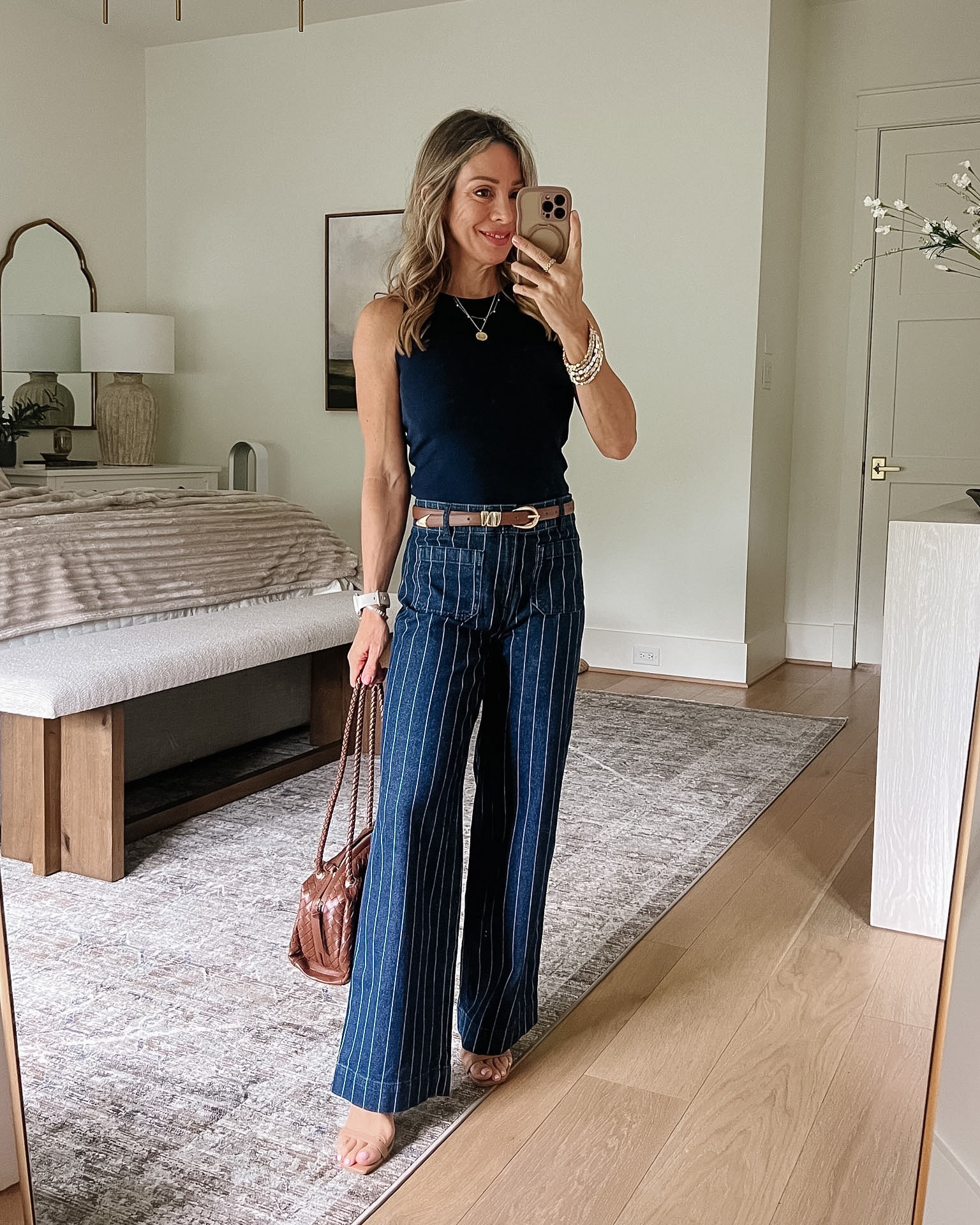 Loft Tank & Striped Pants

Top Fit: I’m wearing an XS
Jeans Fit: I’m wearing a 25P

#LTKWorkwear #LTKPetite #LTKOver40