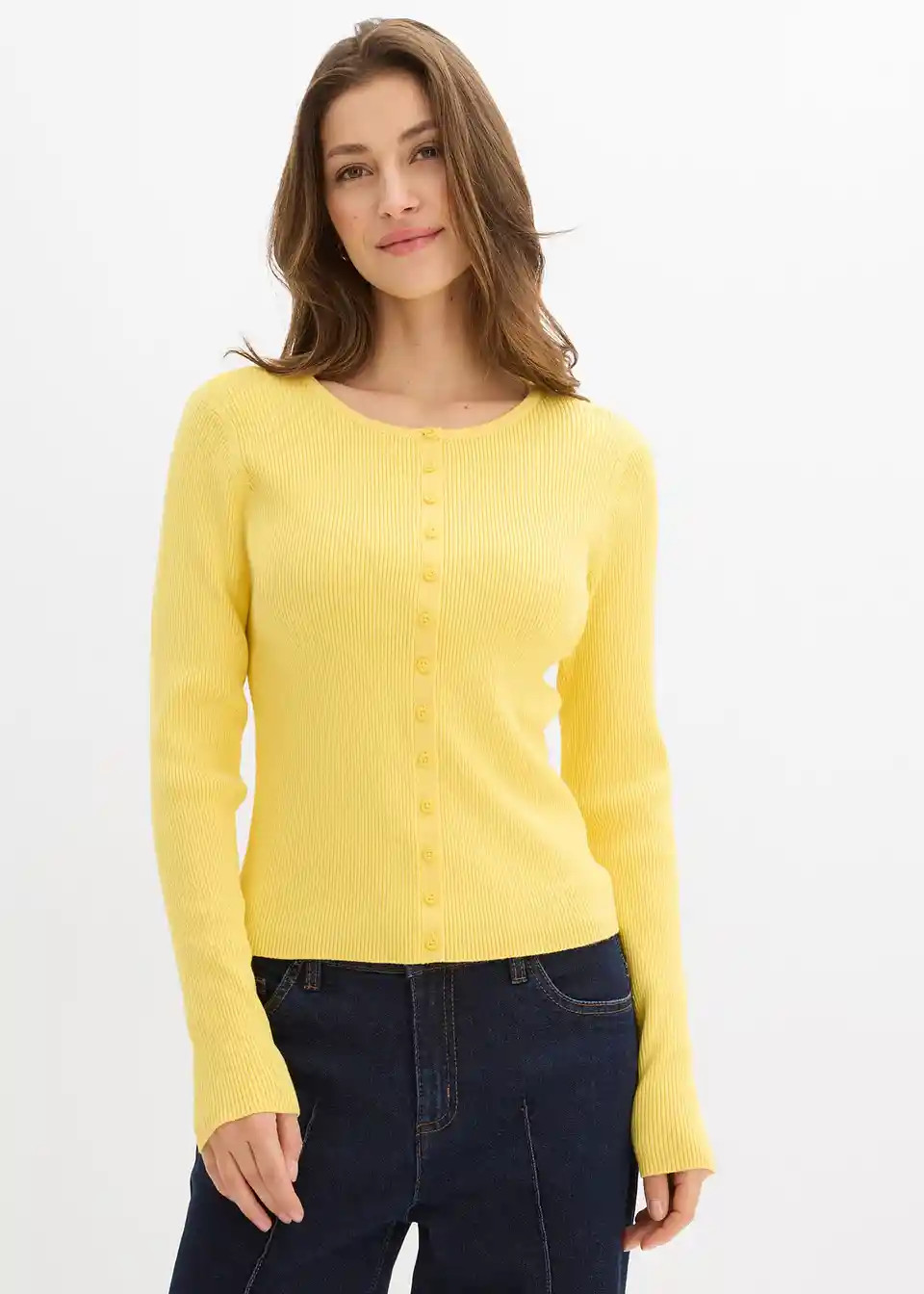 Feinstrickjacke aus softem Viskose-Mix | Bonprix DE