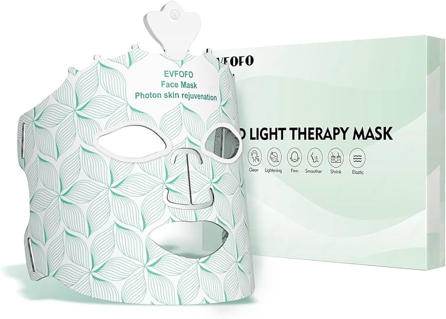 Red Light Therapy Mask for Face, 7 Colors LED Face Mask Light Therapy At Home, Led Face Mask Ligh... | Amazon (US)
