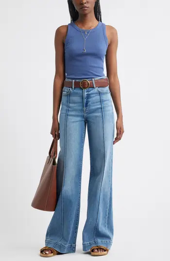 Treasure & Bond Pointelle Rib Crewneck Tank | Nordstrom | Nordstrom