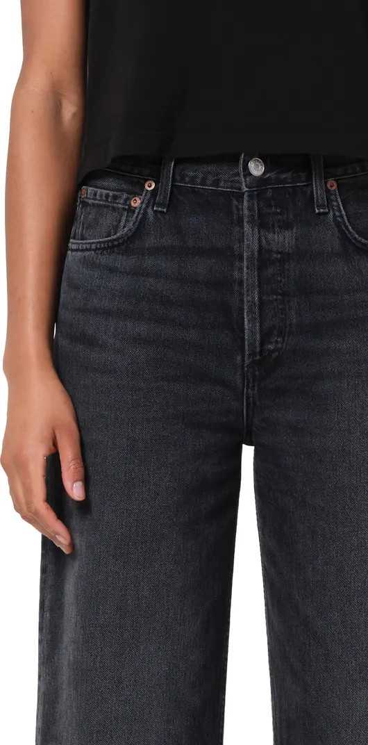 Ren High Waist Ankle Wide Leg Jeans | Nordstrom