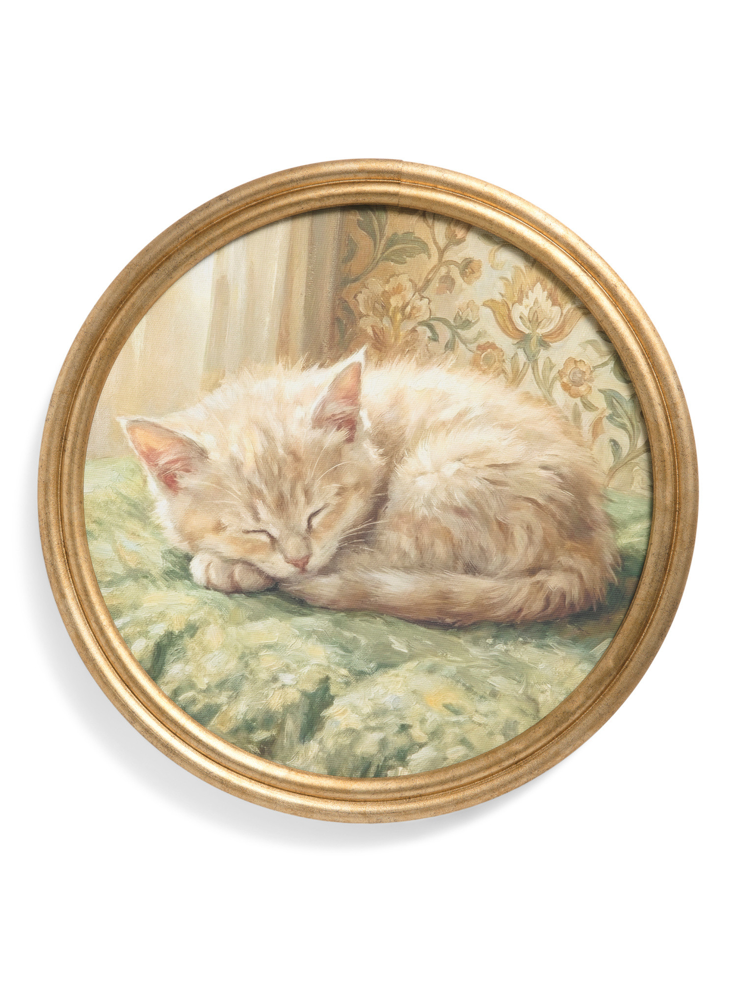 12x12 Kitten Charm Round Wall Art | Home | Marshalls | Marshalls