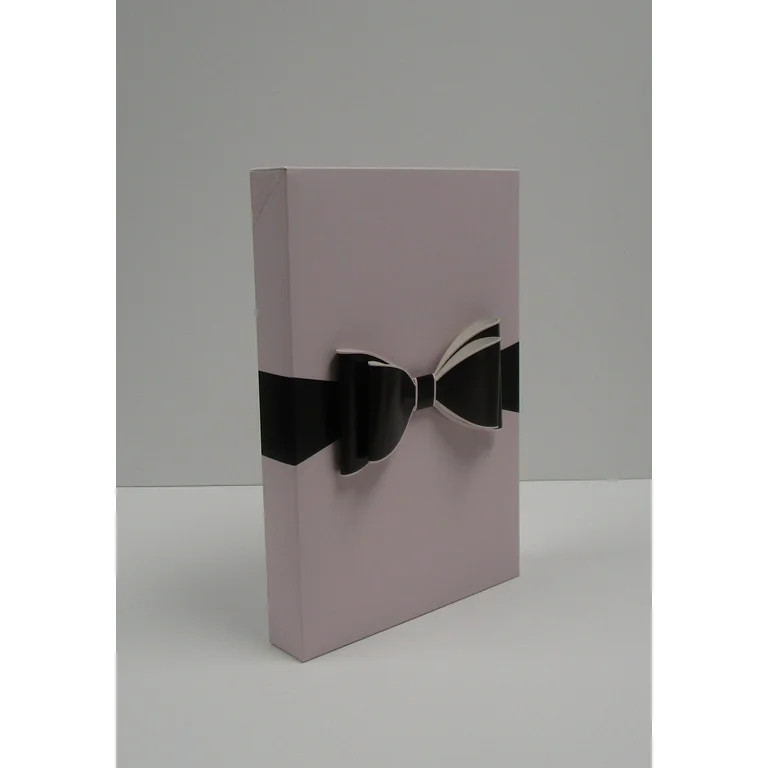 Christmas Foldable Gift Box with Layered Bow, Pink, 14.1" x 9.4" x 1.68", by Holiday Time | Walmart (US)