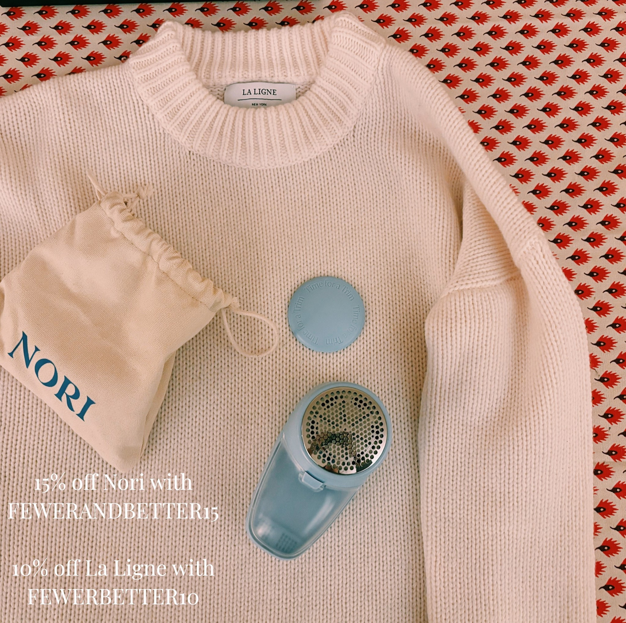 15% off Nori with FEWERANDBETTER15
10% off La Ligne with FEWERBETTER10

The best winter sweater—I love taking care of it with my Nori trim!

#LTKgrwm #LTKootd #LTKdayinmylife