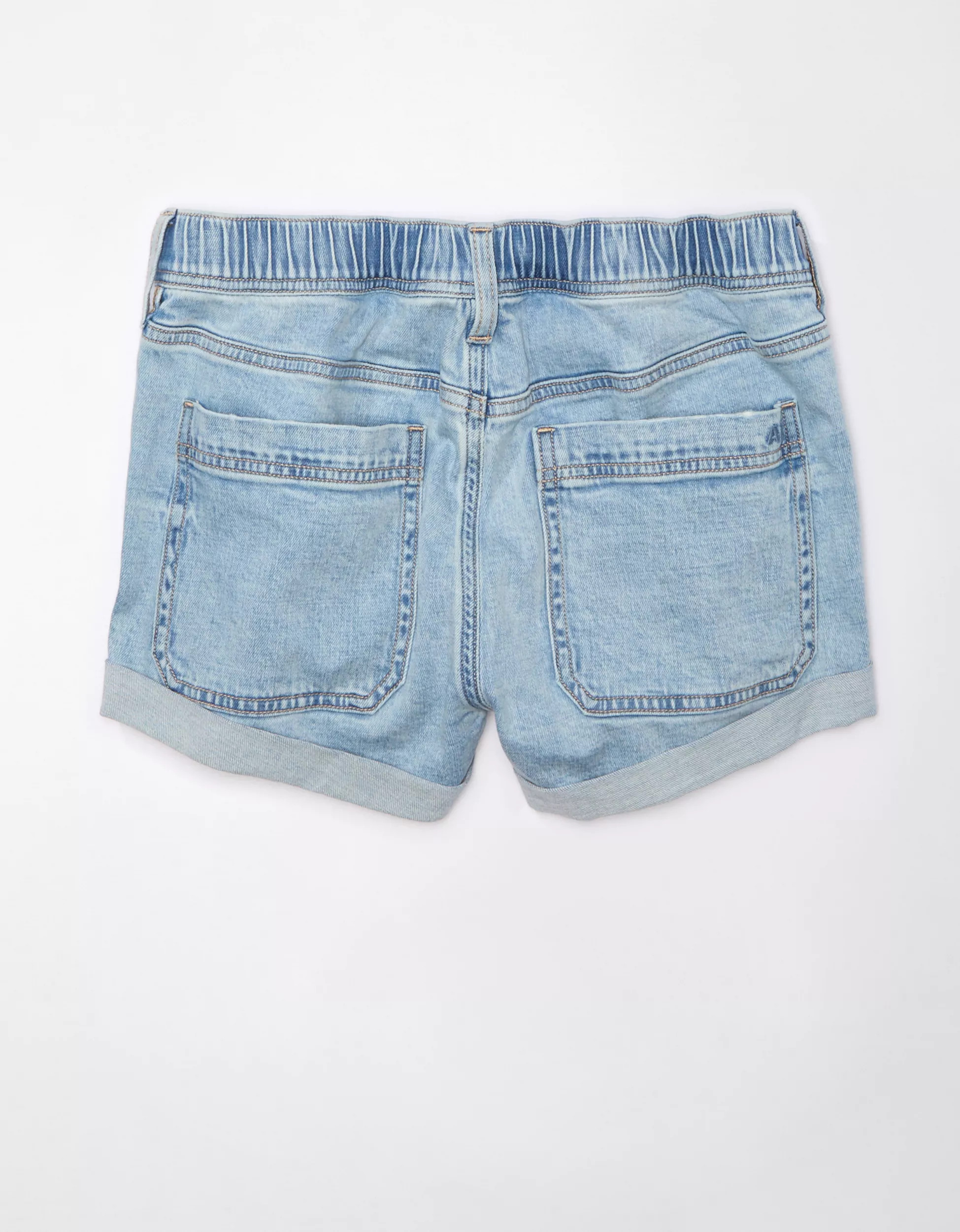 AE Dreamy Drape Stretch Denim Easy Shortie | American Eagle Outfitters (US & CA)
