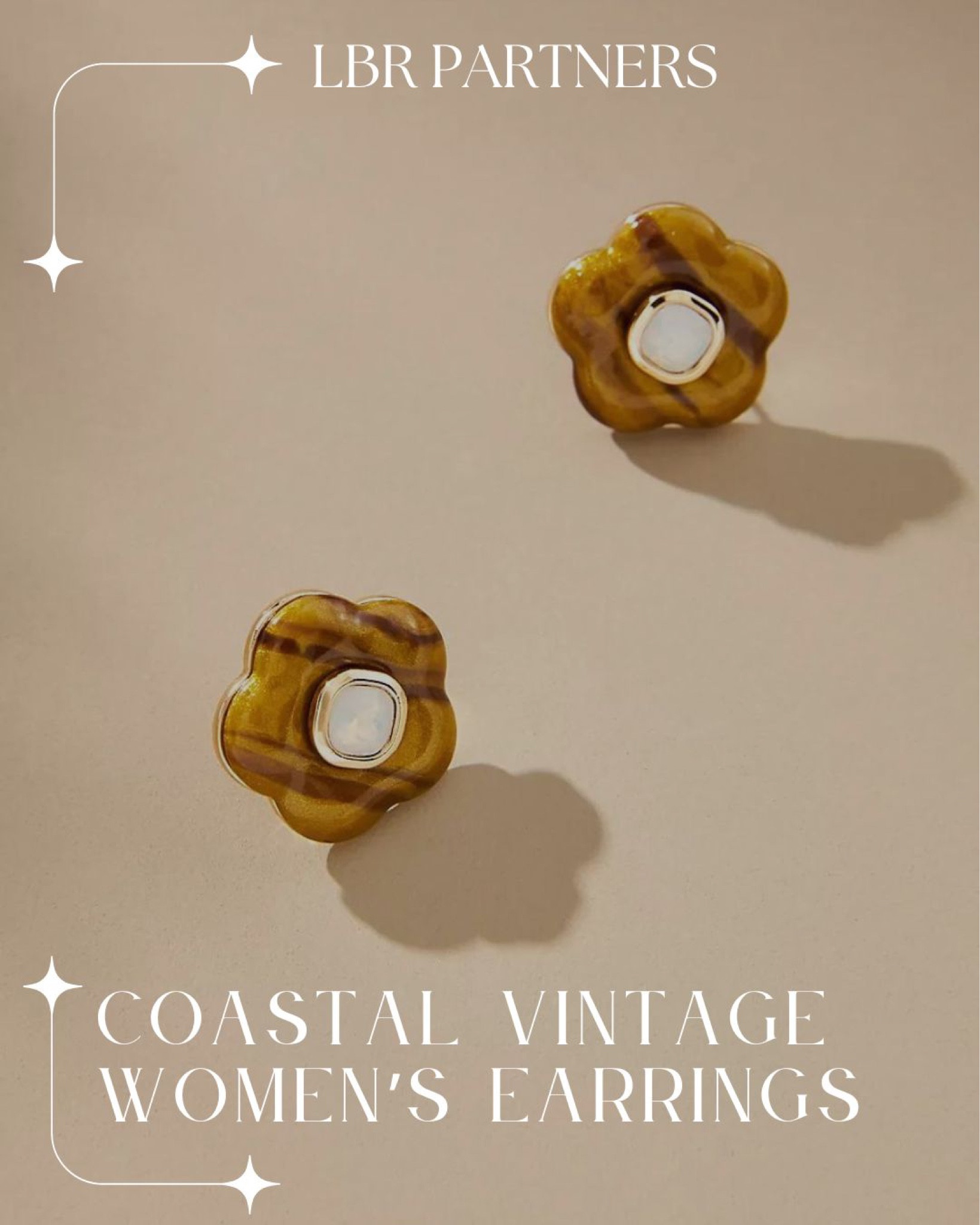 Coastal Vintage Women’s Earrings🐚🥥