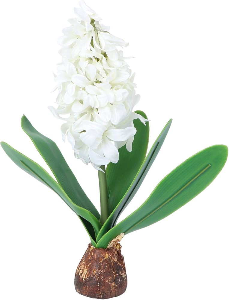 BESPORTBLE Artificial Flower Hyacinth with Bulbs Faux Lifelike Hyacinth Leaf Flower Decorations f... | Amazon (US)