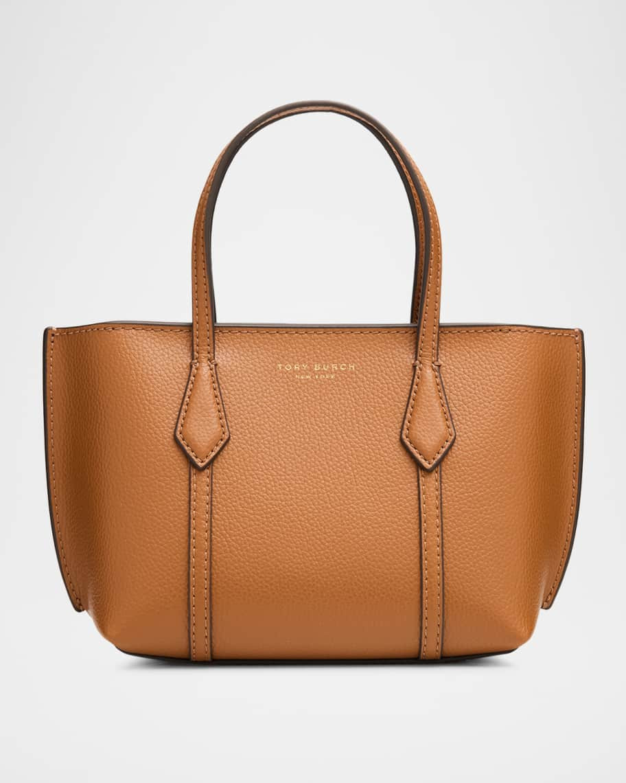 Tory Burch Perry Mini Grain Leather Tote Bag | Neiman Marcus