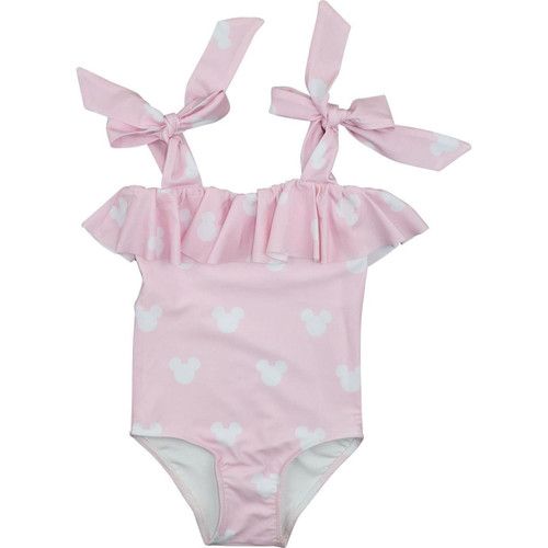 Pink Lycra Mouse Ears Swimsuit | Cecil and Lou