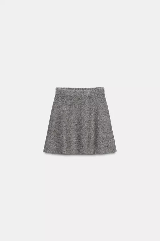 WOOL MINI SKIRT | Zara UK