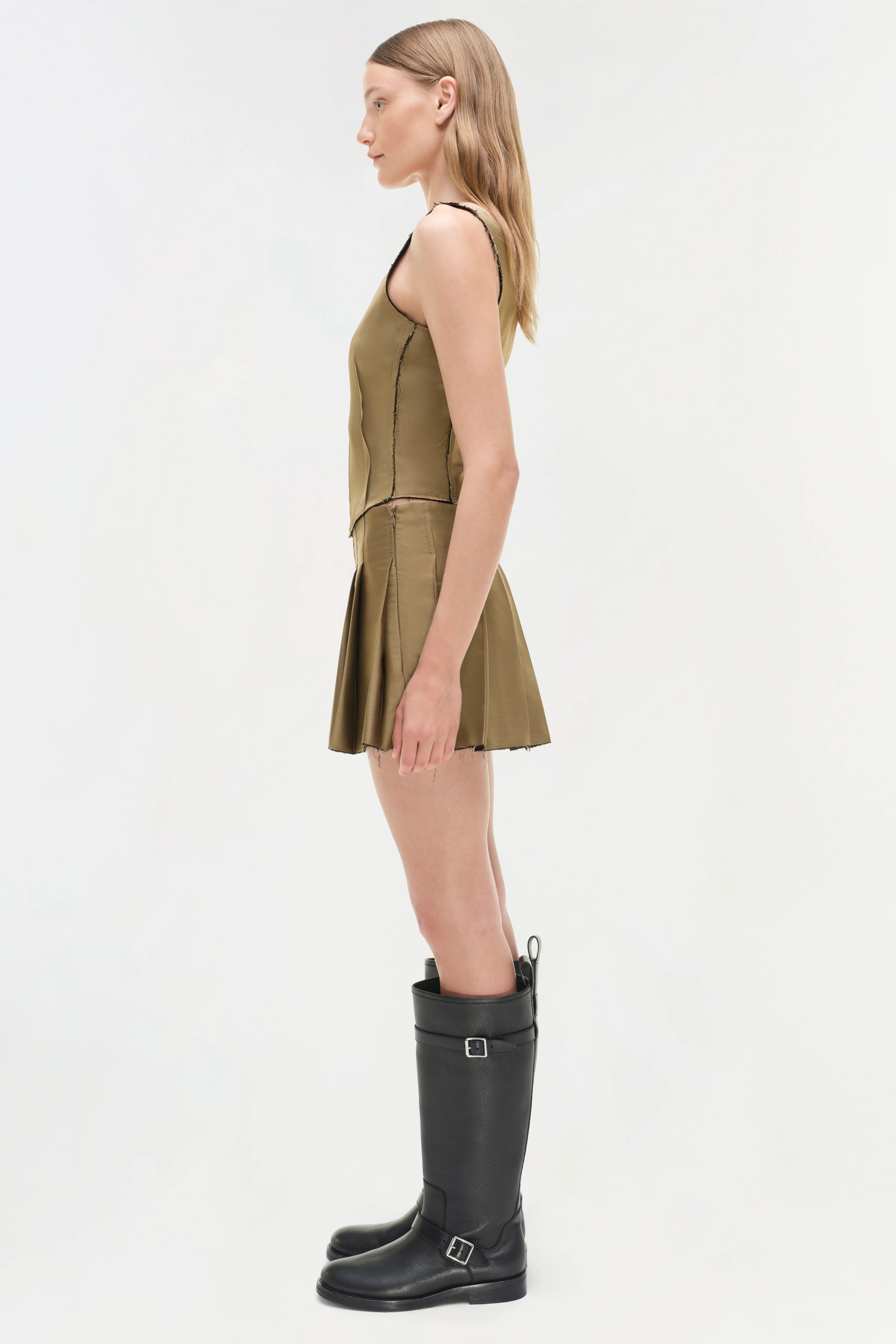 Rives Pleated Mini Skort | Simkhai