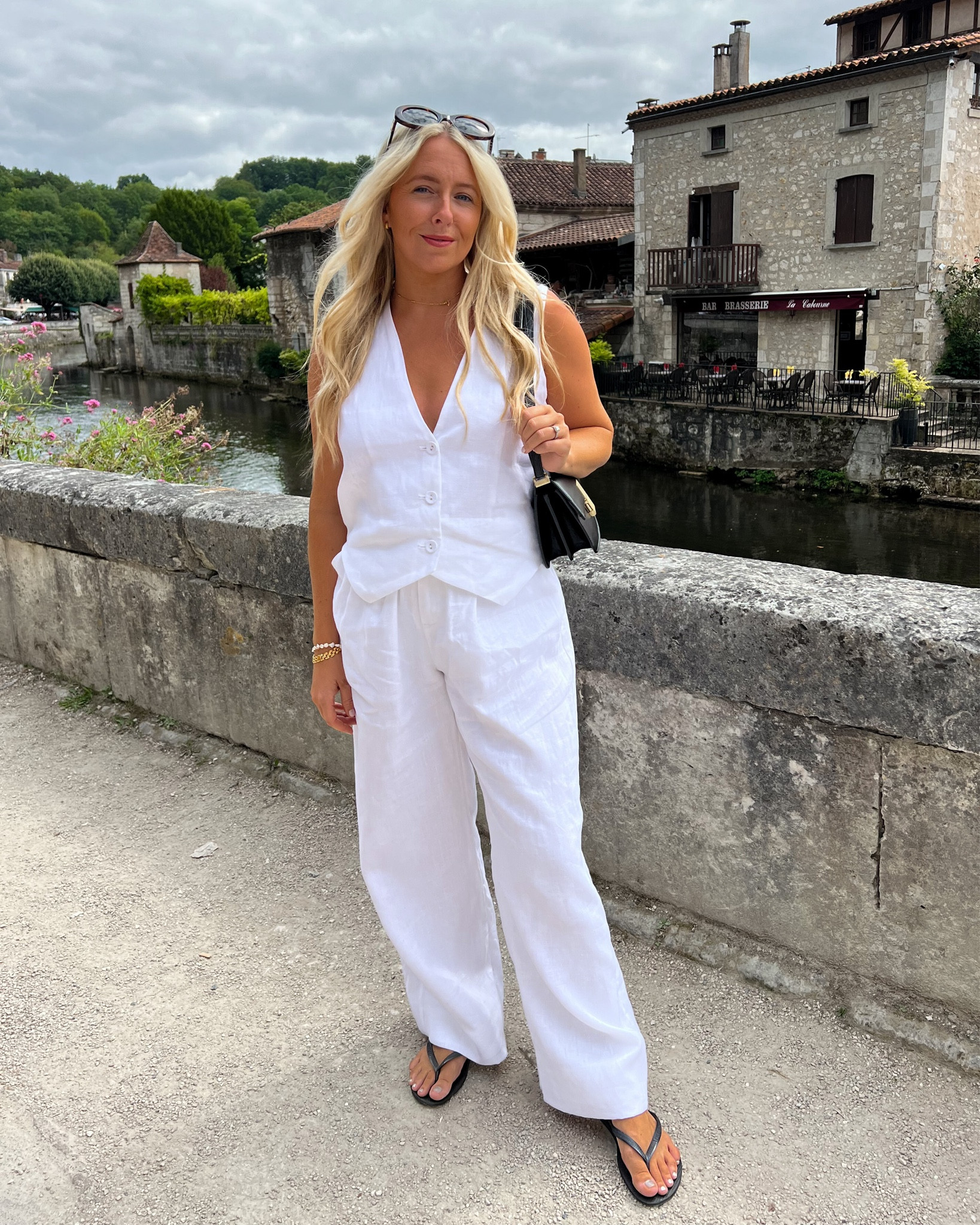 NORAH WHITE LINEN PANT curated on LTK