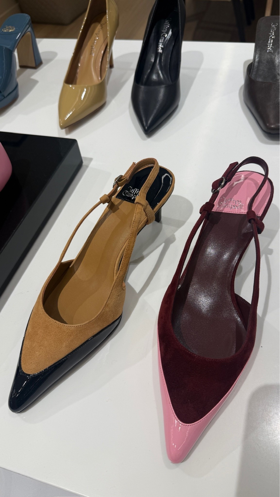 Jeffrey Campbell keeps killing it with the color-blocked shoes!! These are STUNNING with the leather/suede combo!

#LTKootd #LTKSeasonal #LTKNYFW
