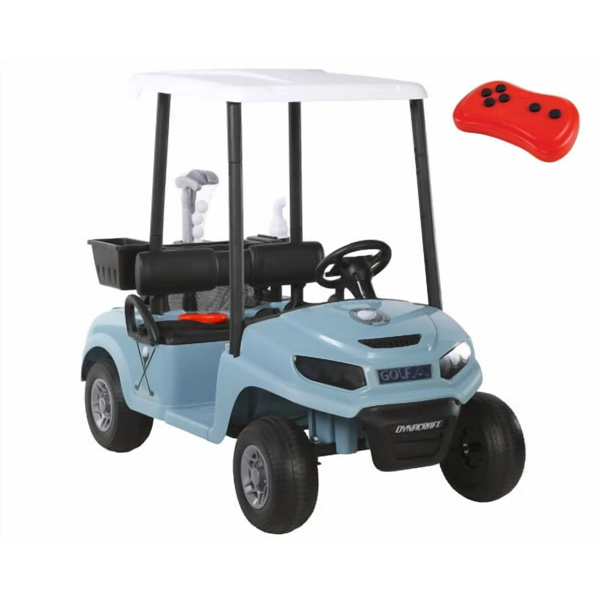 Dynacraft Golf Cart Unisex 24-Volt with Remote Control for Kids Age 3-8 Years | Walmart (US)
