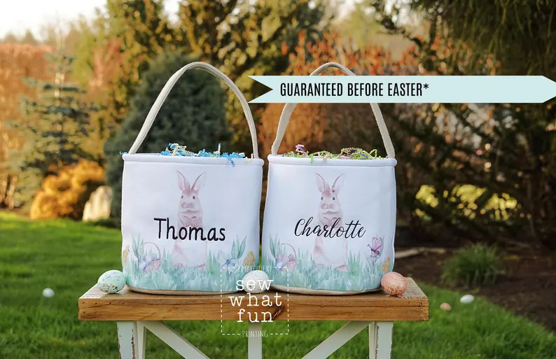 Easter basket, Personalized Easter Basket, monogram easter basket, girls basket, boys basket, gir... | Etsy (US)