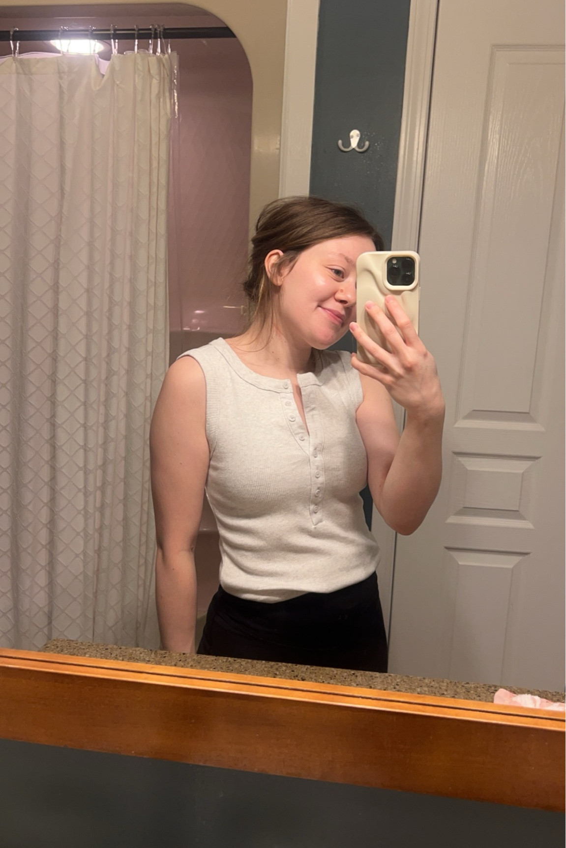 cutest high-quality structured tank from universal thread! $12!! I took a small but could’ve sized up, I usually am an XS or S!

#LTKstyletip #LTKfindsunder50