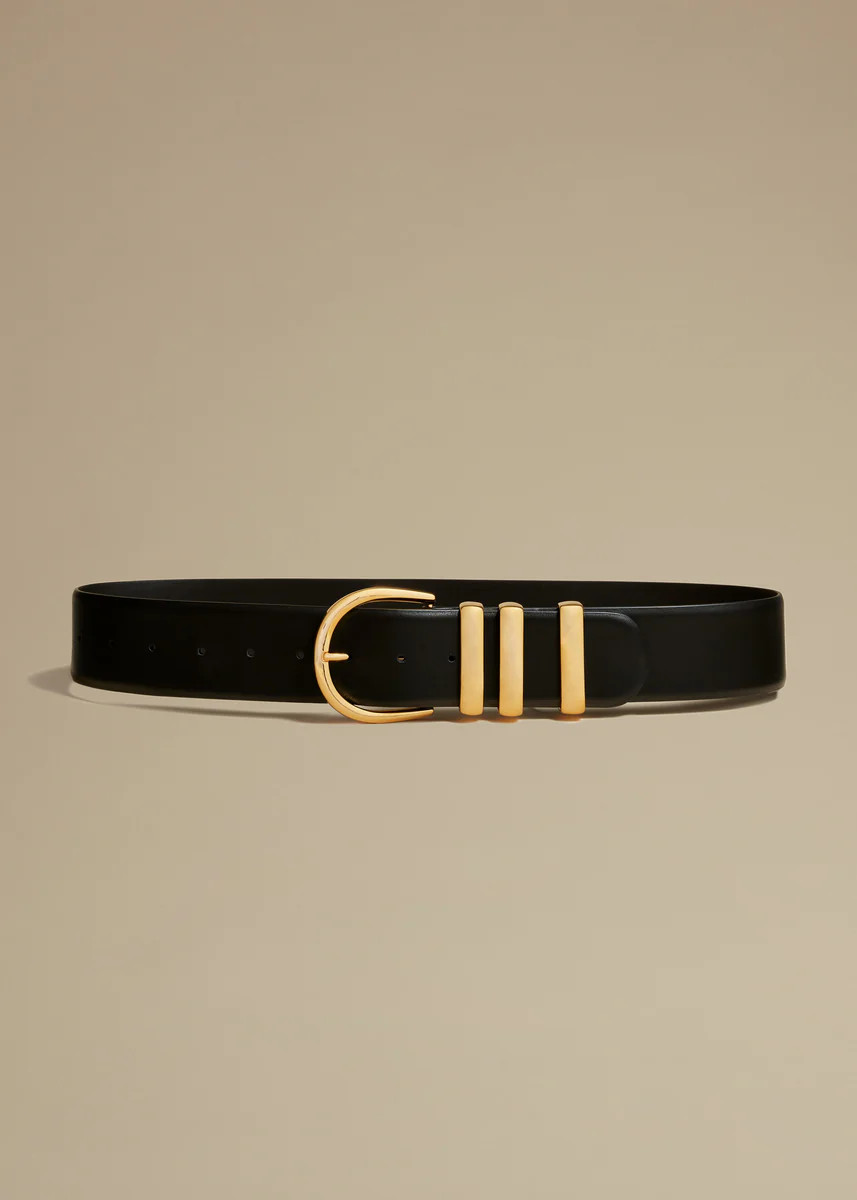 The Bella Belt in Black | Khaite