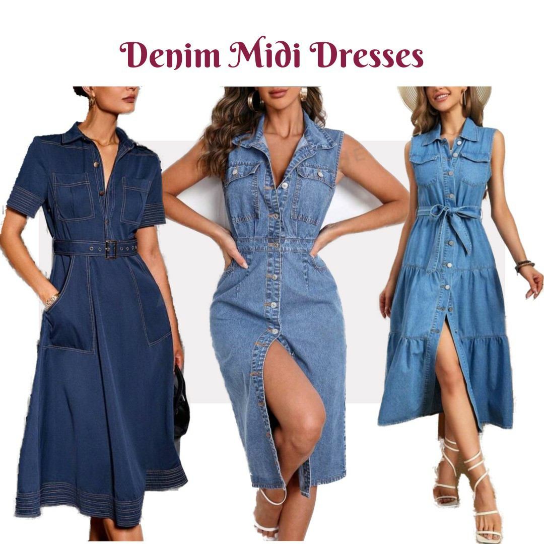 Denim dresses are coming in hot 🔥 check out these with a little extra flare. Fun for a tropical getaway. 

#LTKstyletip #LTKfindsunder50 #LTKtravel